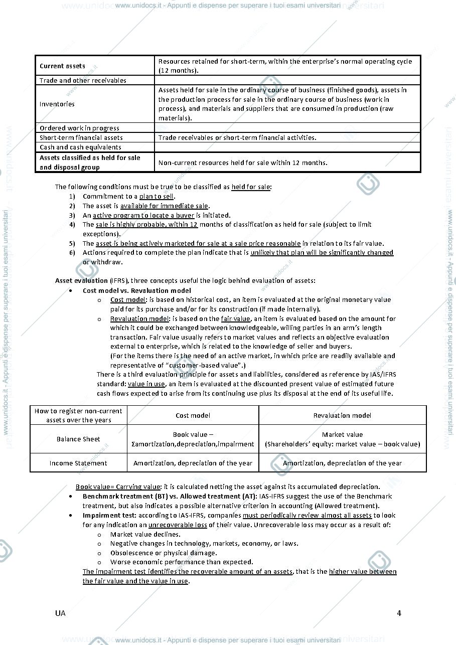 Anteprima pagina 4 — Appunti in inglese di Accounting, Finance and Control. Prof.ssa Michela Arnaboldi