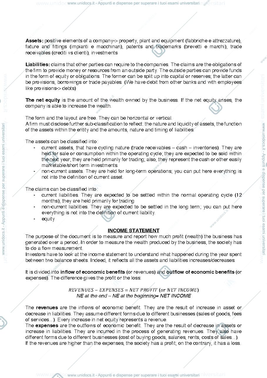 Anteprima pagina 2 — Appunti accounting