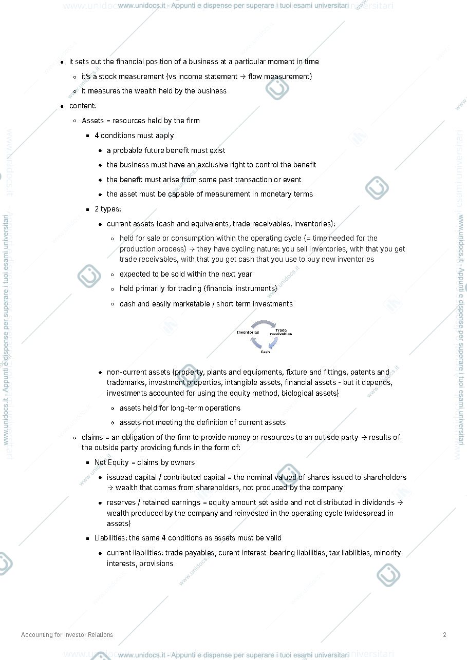 Anteprima pagina 2 — Accounting for Investor Relations