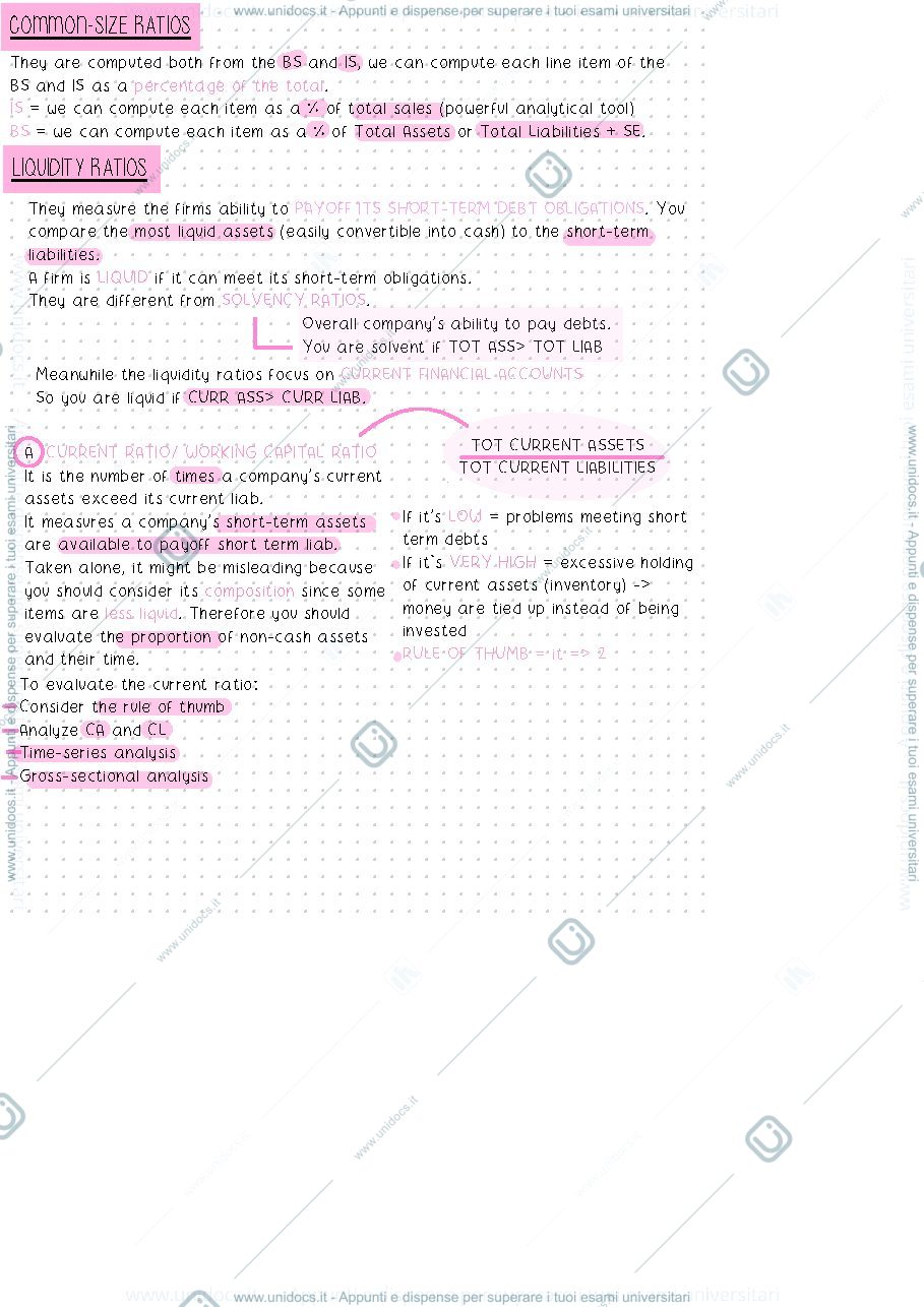 Anteprima pagina 2 — Financial Ratio Analysis
