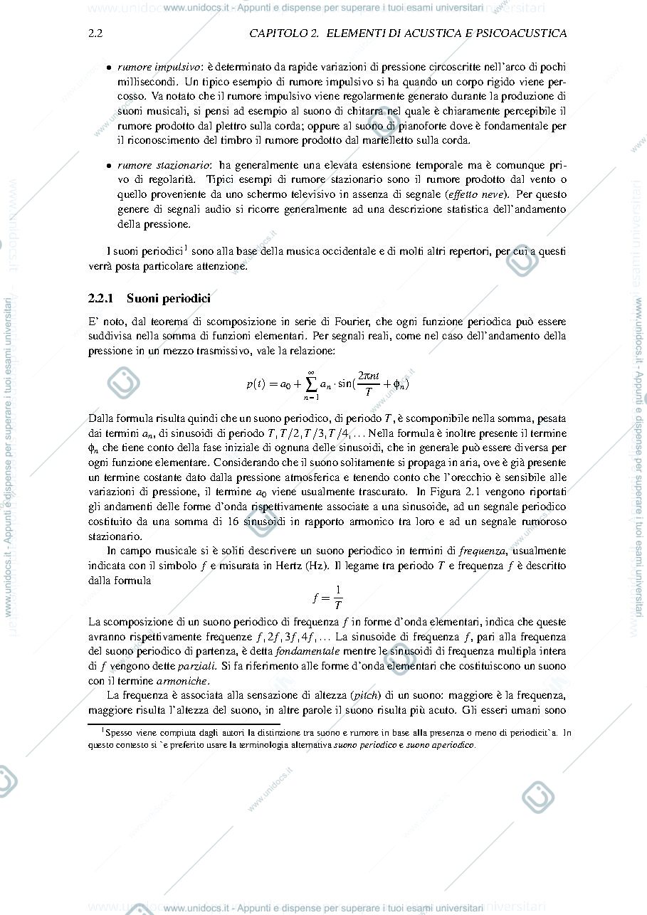Anteprima pagina 2 — Acustica e Psicoacustica
