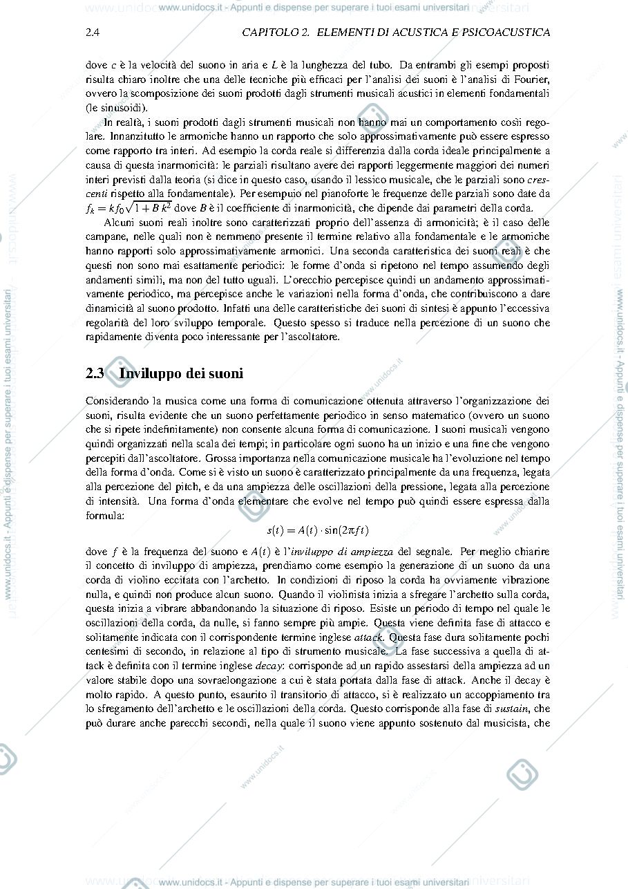 Anteprima pagina 4 — Acustica e Psicoacustica