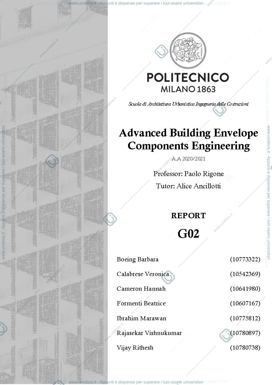 Anteprima pagina 1 — Report Envelope