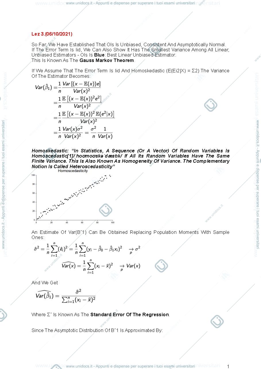 Anteprima pagina 1 — advanced econometrics