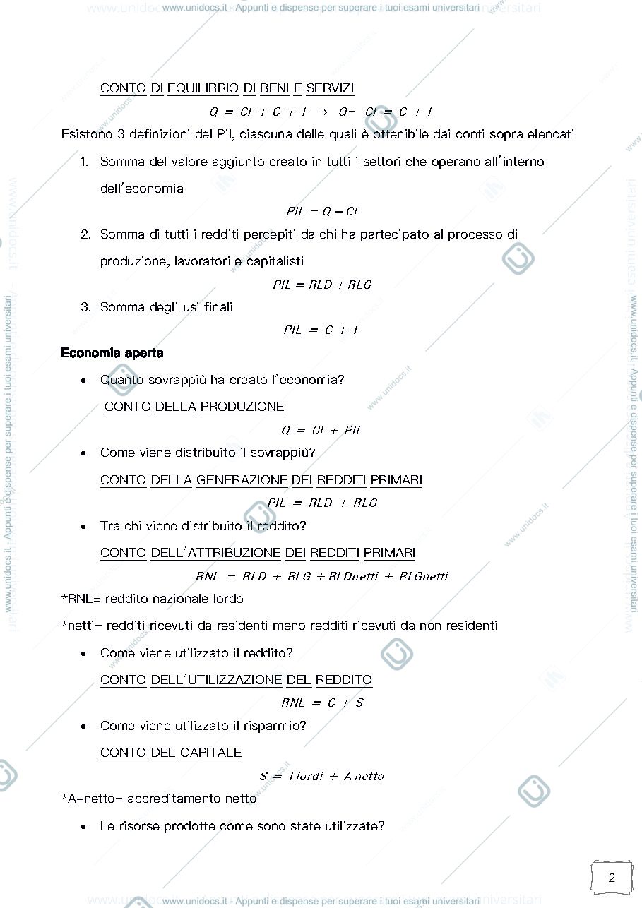 Anteprima pagina 2 — Statistica Economica