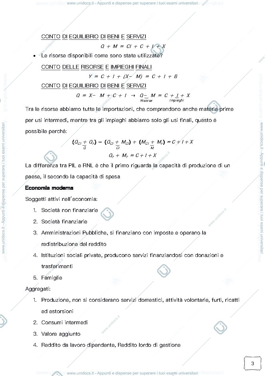 Anteprima pagina 3 — Statistica Economica