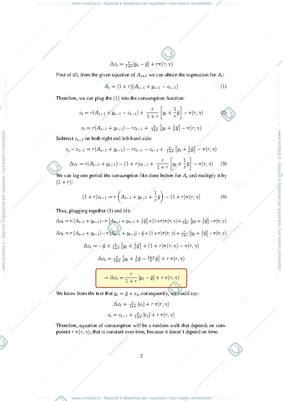 Anteprima pagina 2 — Solution Second Problem Set