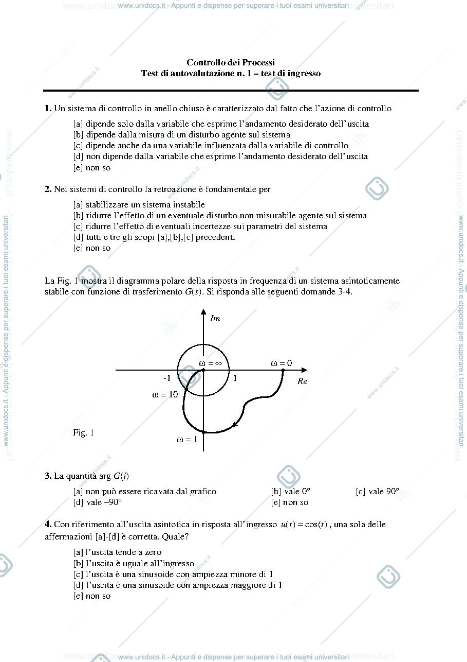 Anteprima pagina 1 — Esercizi