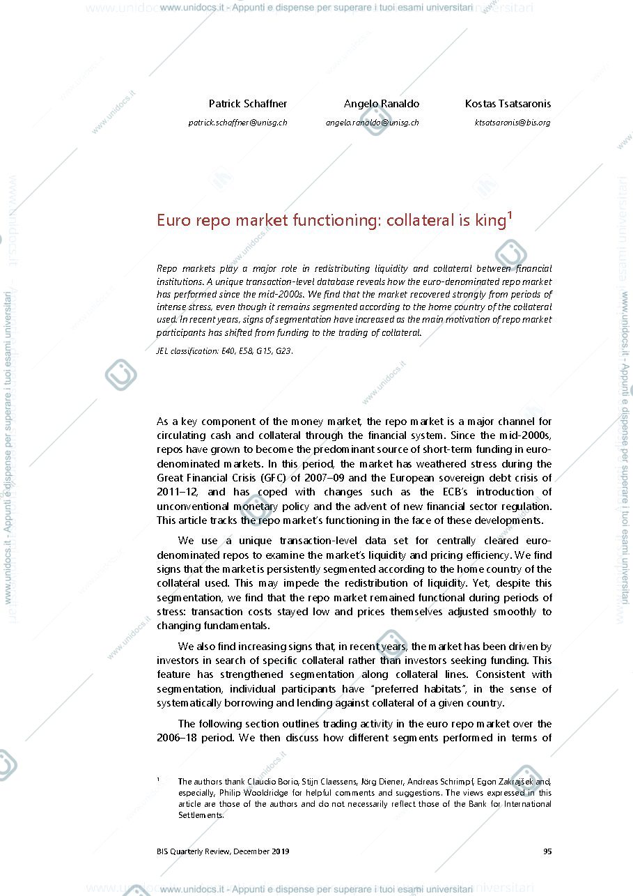 Anteprima pagina 1 — European REPO Market