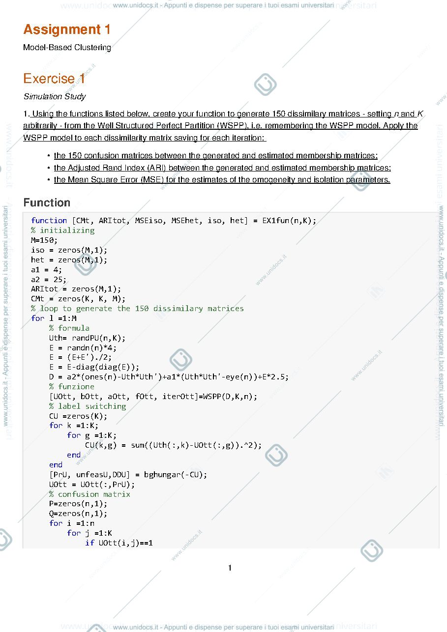 Anteprima pagina 1 — assagnment 1