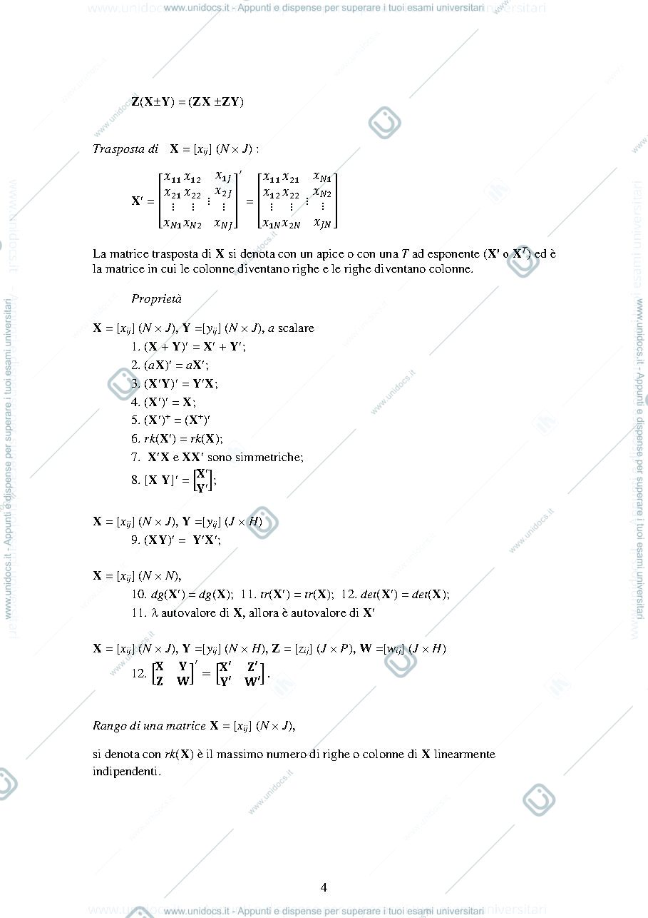 Anteprima pagina 4 — elementi di statistica multivariata