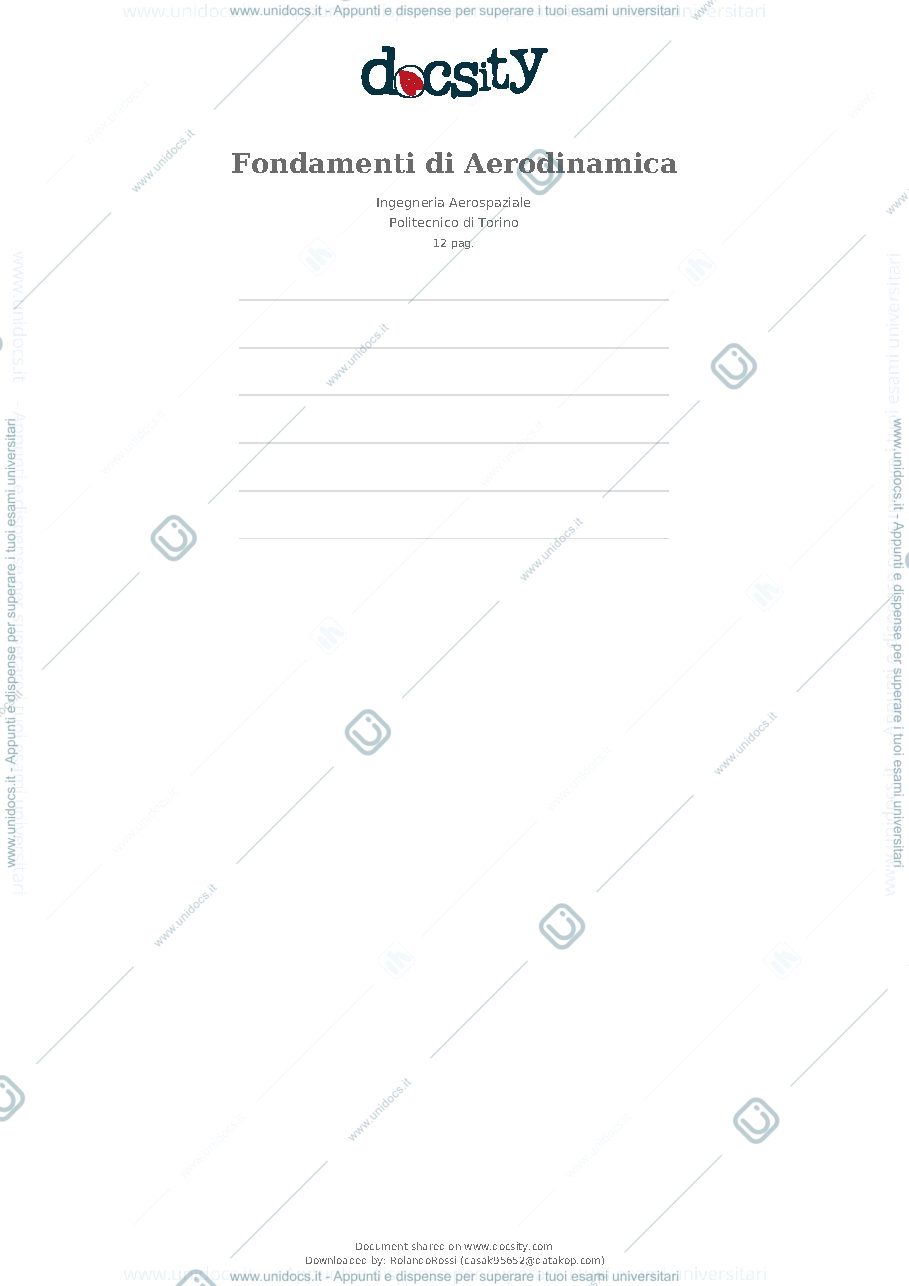 Anteprima pagina 1 — fondamenti aerodinamica