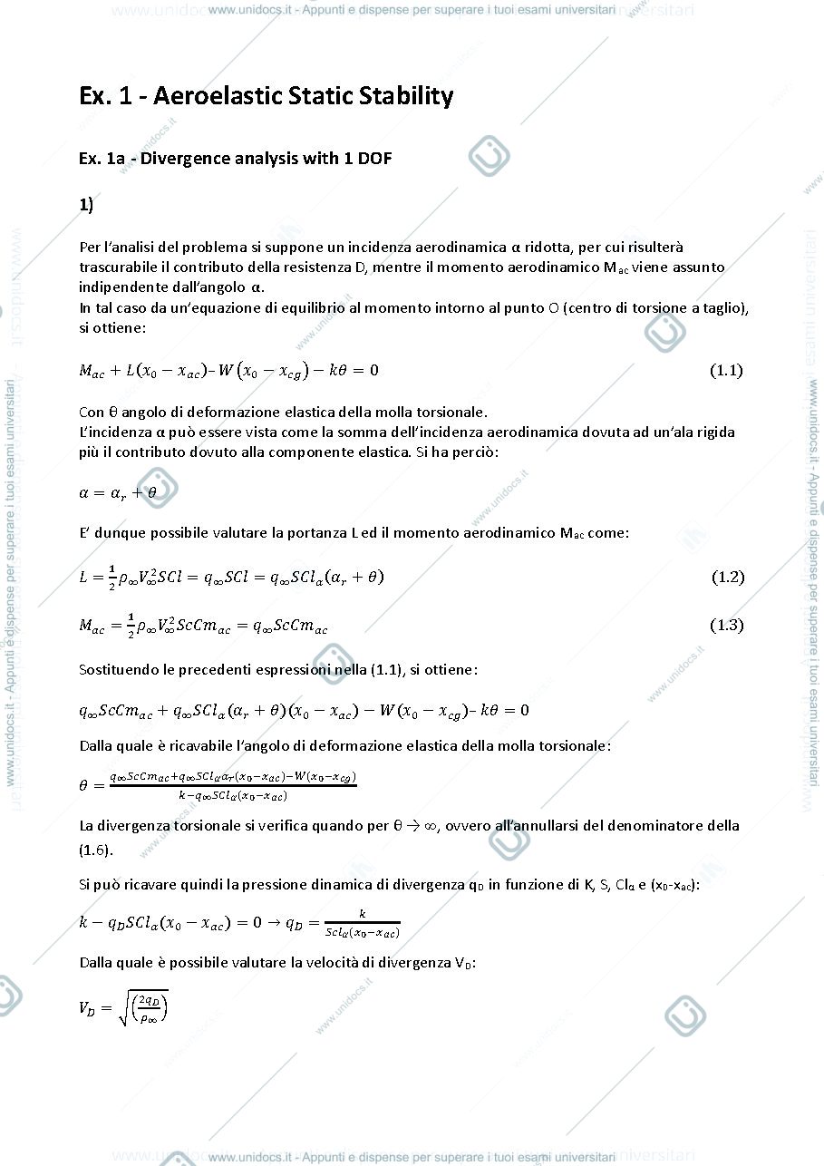 Anteprima pagina 1 — Esercitazione 1