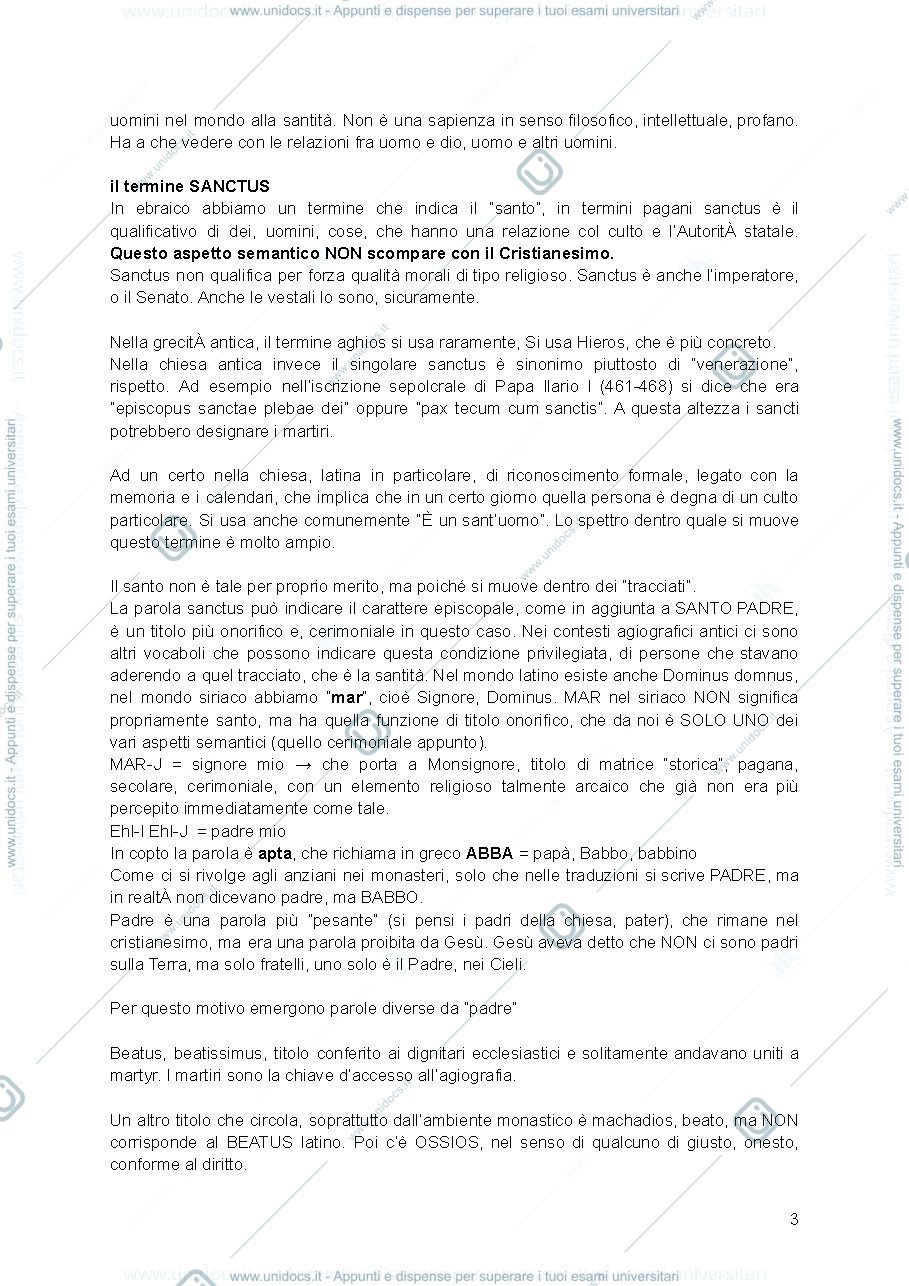 Anteprima pagina 3 — Agiografia