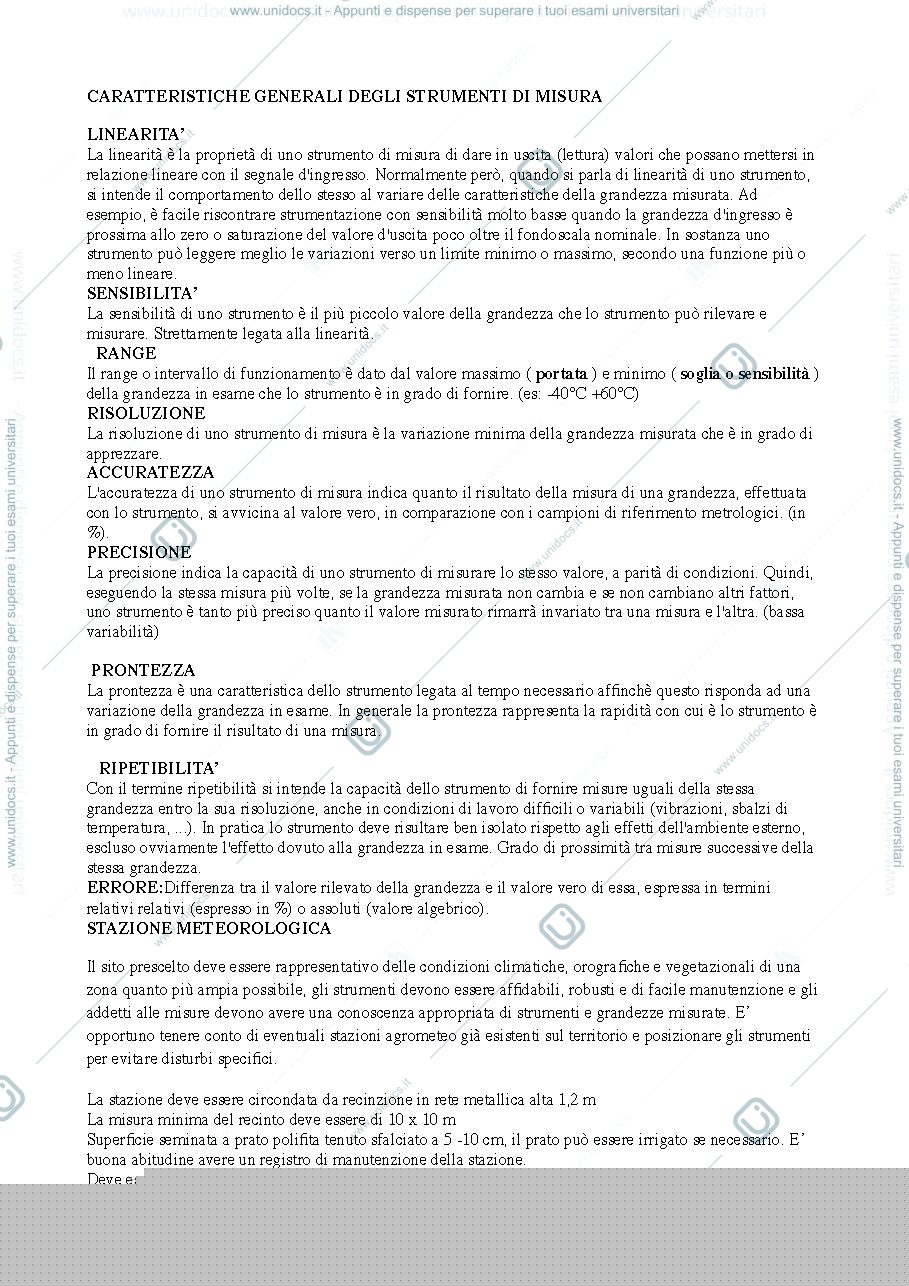 Anteprima pagina 1 — Strumenti per l'agrometereologia