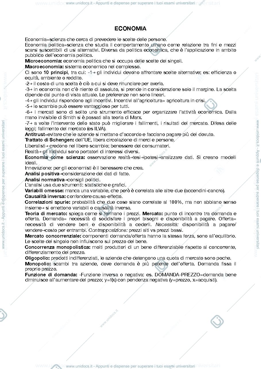 Anteprima pagina 1 — Economia