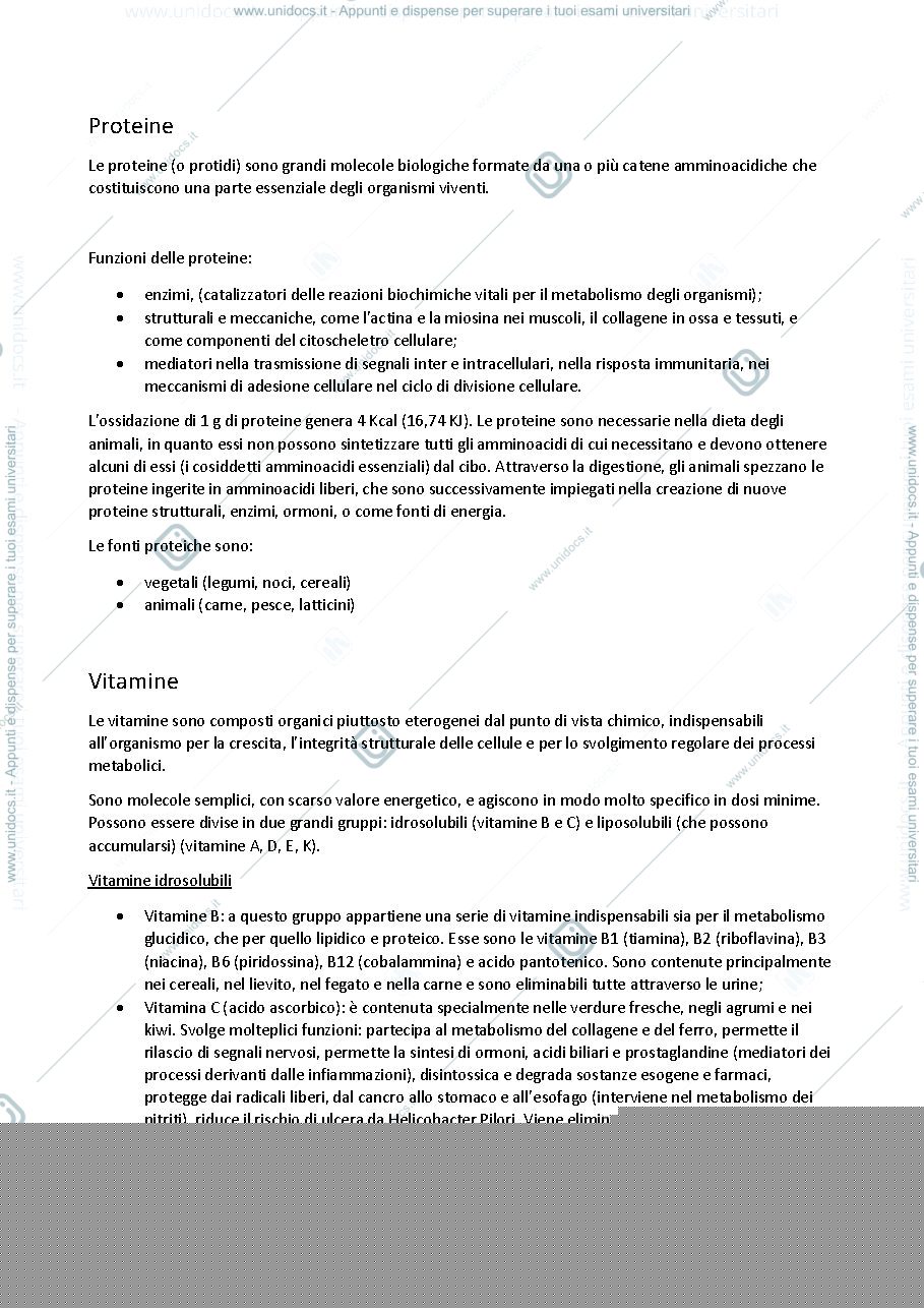 Anteprima pagina 2 — Le sostanze nutritive