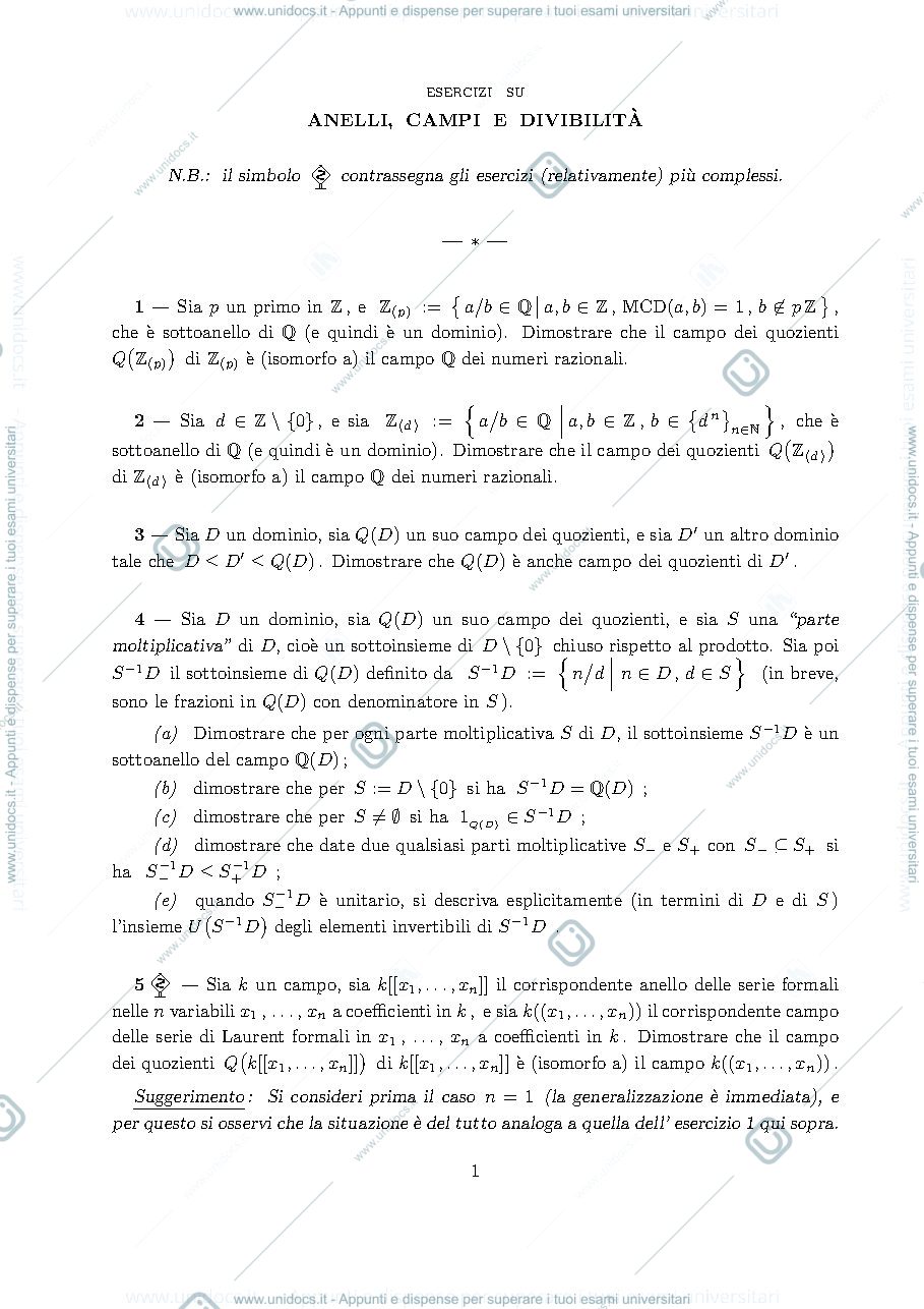 Anteprima pagina 1 — Anelli