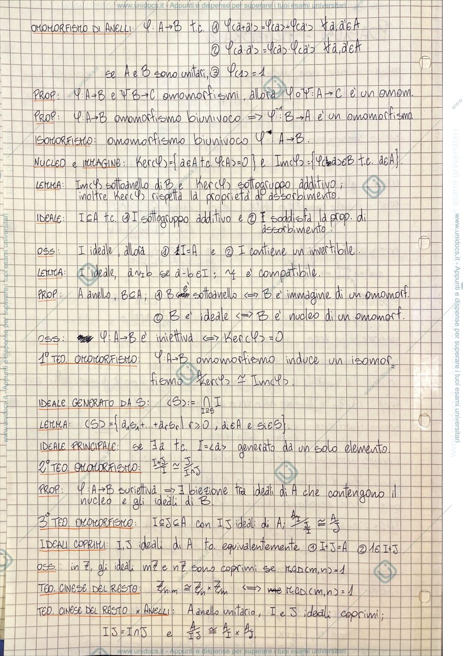 Anteprima pagina 2 — Appunti di Algebra2