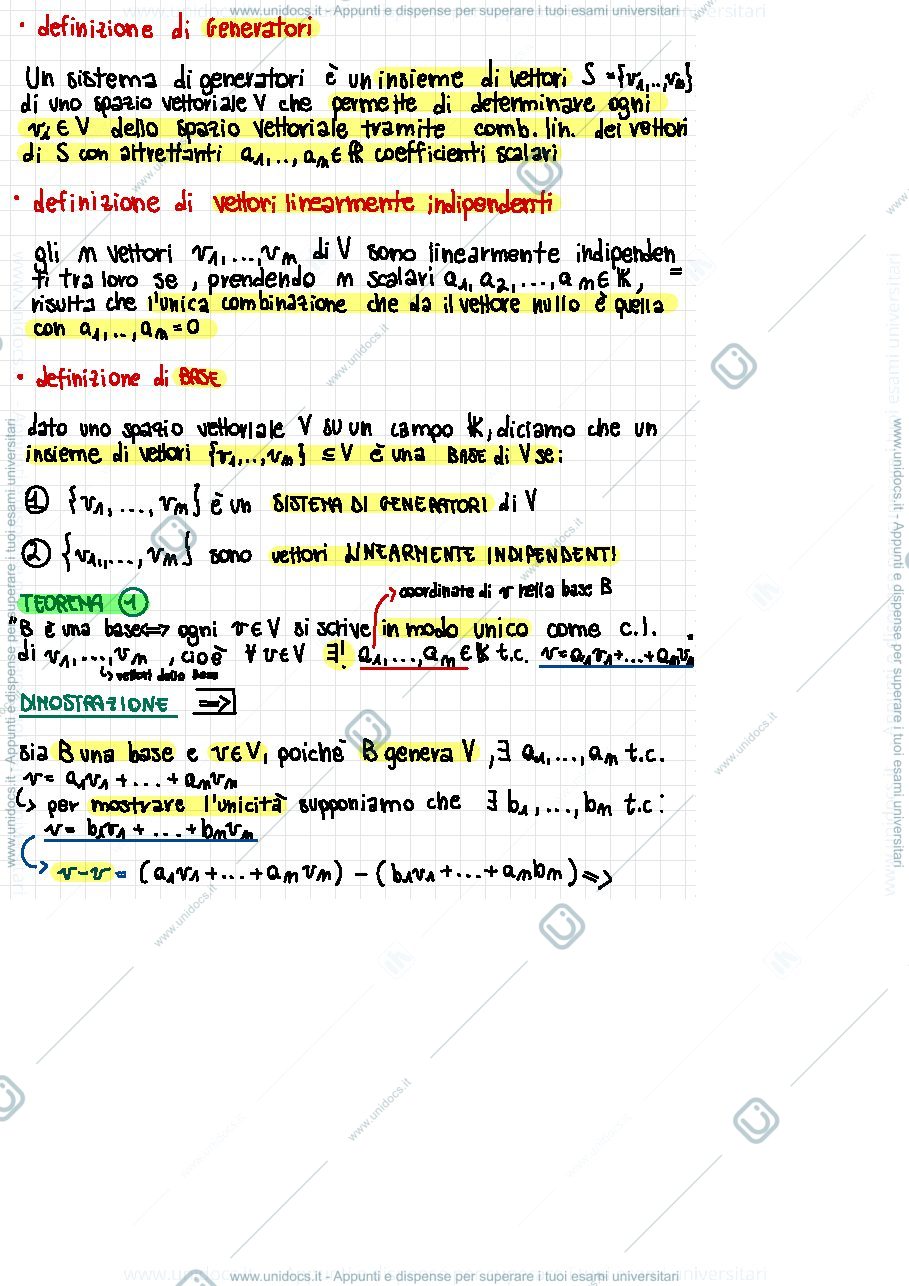 Anteprima pagina 3 — Teoremi Algebra e Geometria