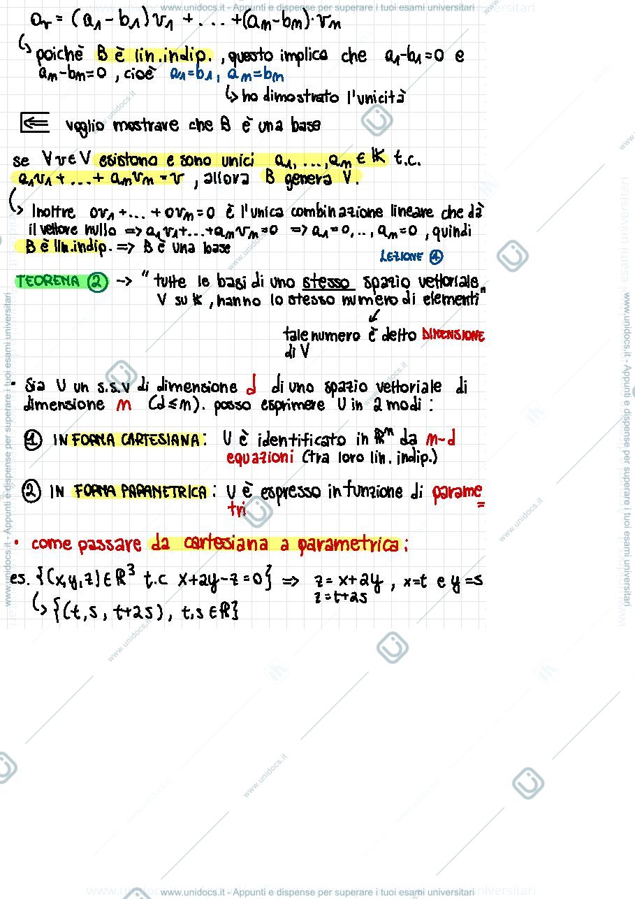 Anteprima pagina 4 — Teoremi Algebra e Geometria