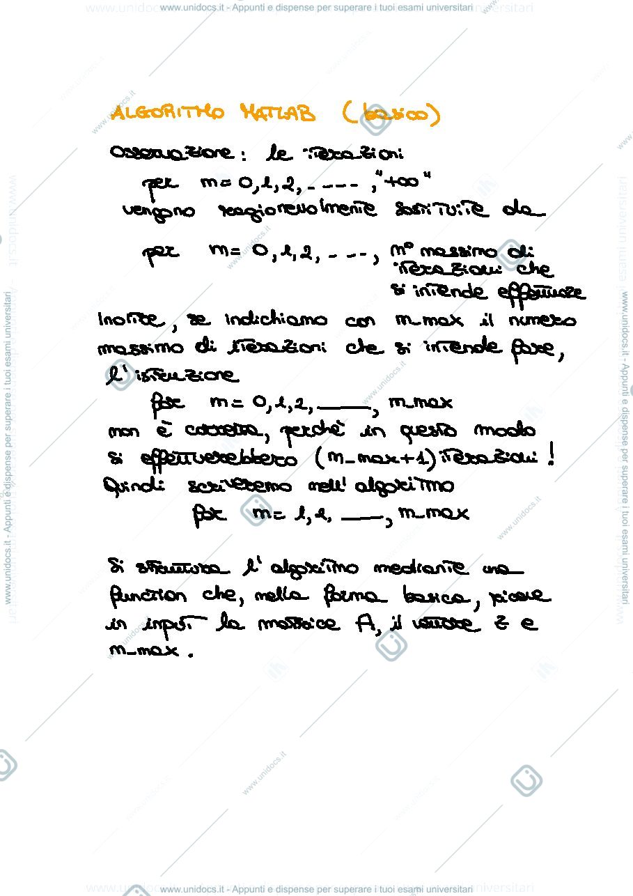 Anteprima pagina 3 — Schema riassuntivo Metodo delle potenze inverse
