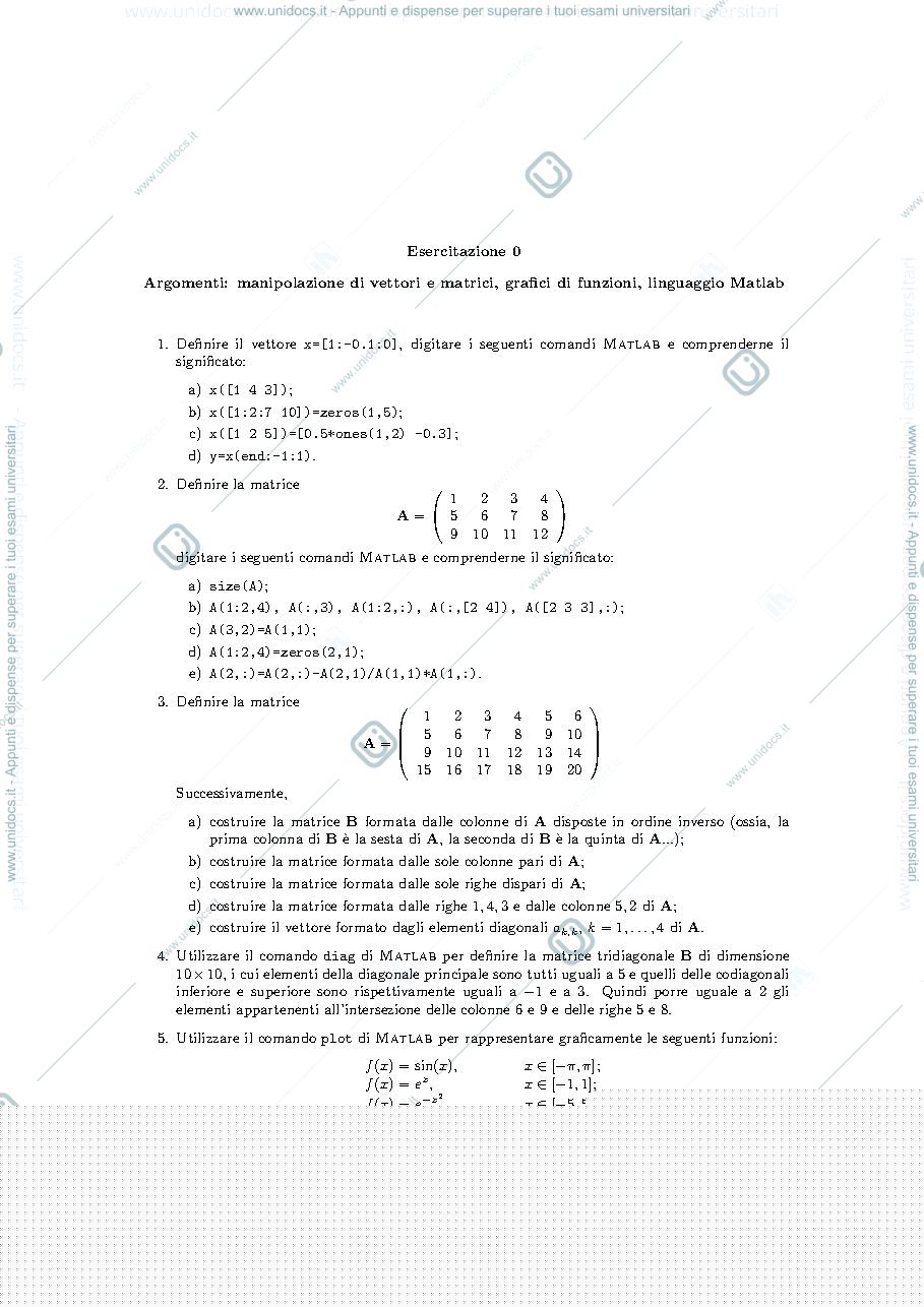 Anteprima pagina 1 — matlab