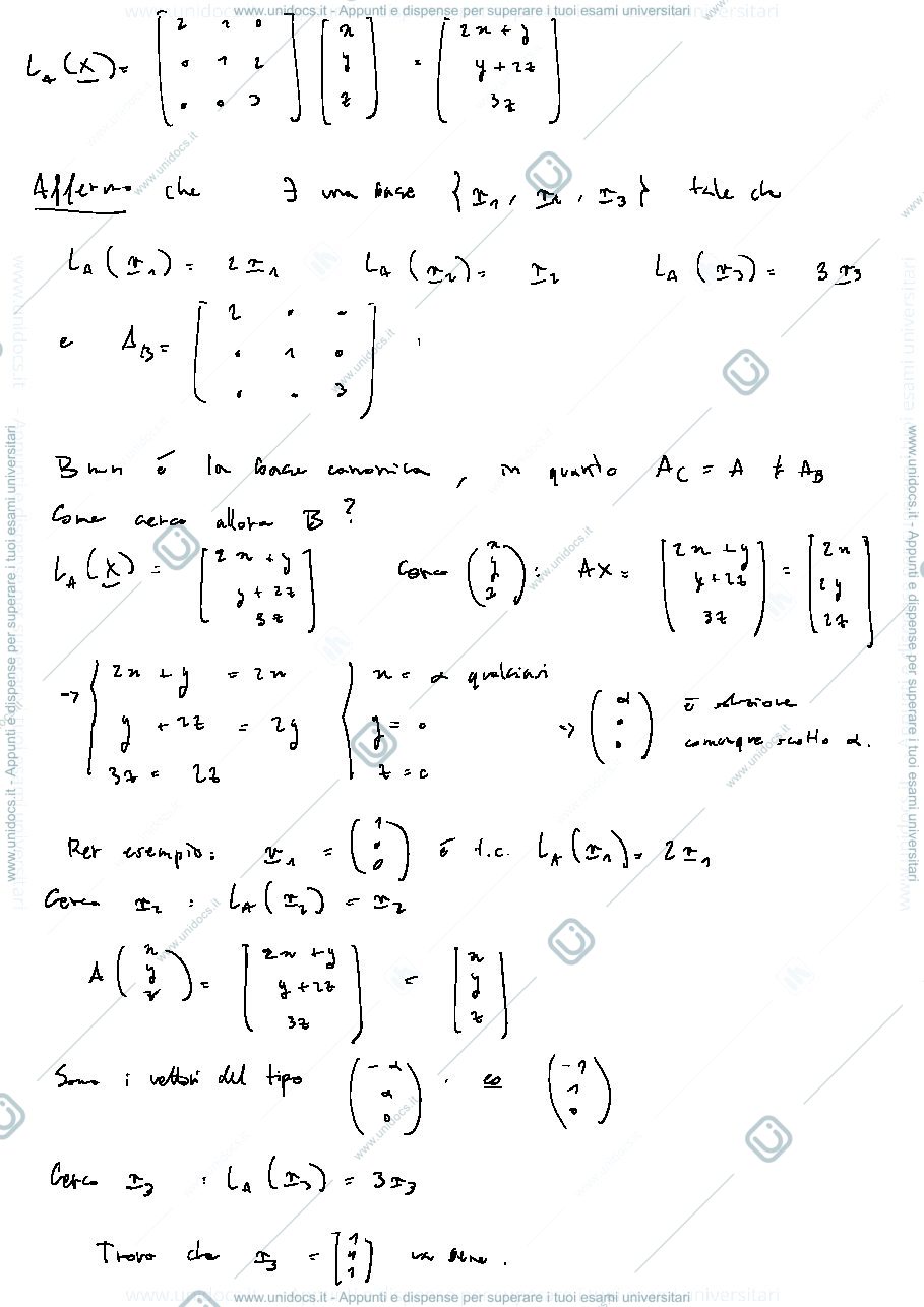 Anteprima pagina 2 — Appunti di Algebra Lineare - Parte 3