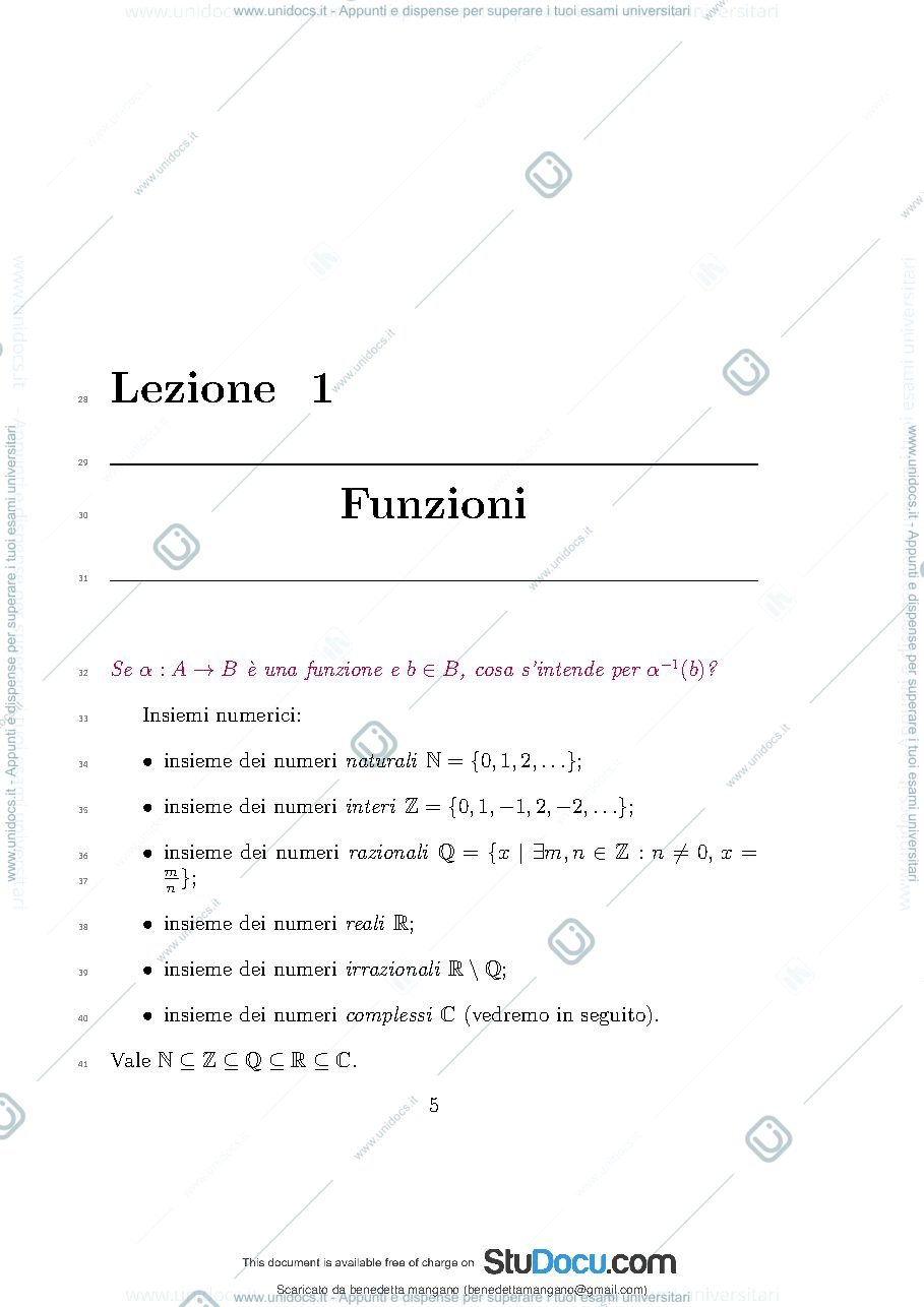Anteprima pagina 2 — schemi di algebra lineare