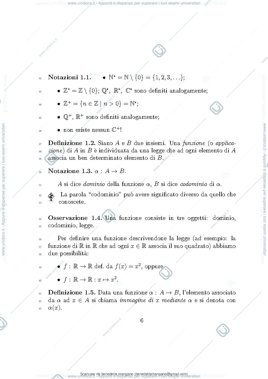 Anteprima pagina 3 — schemi di algebra lineare