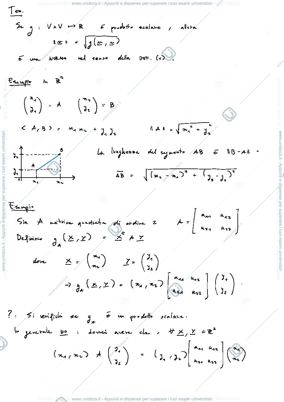Anteprima pagina 1 — Appunti di Algebra Lineare - Parte 4