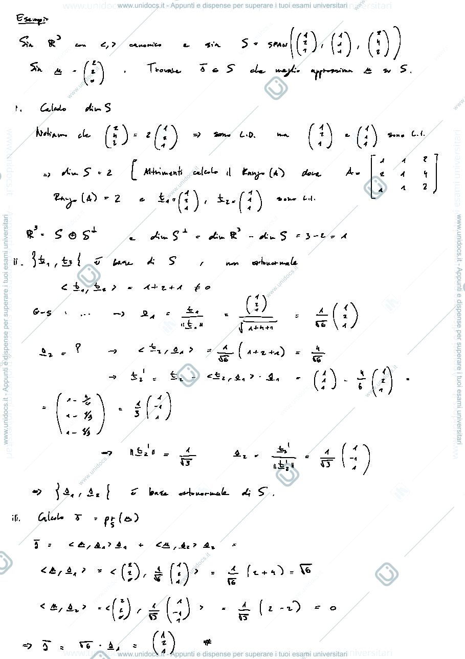 Anteprima pagina 3 — Appunti di Algebra Lineare - Parte 5