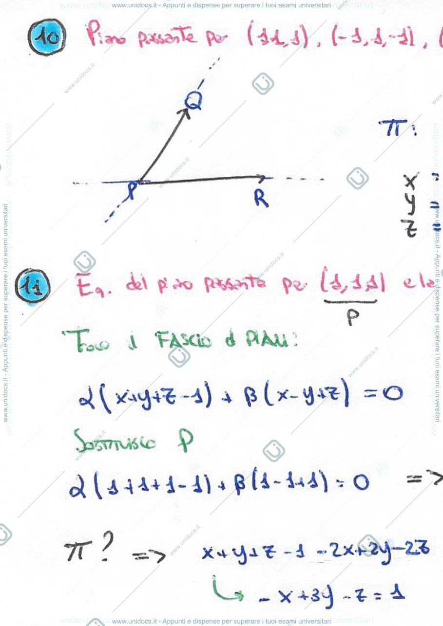 Anteprima pagina 1 — Esercitazioni geometria nello spazio Acquistapace Algebra lineare