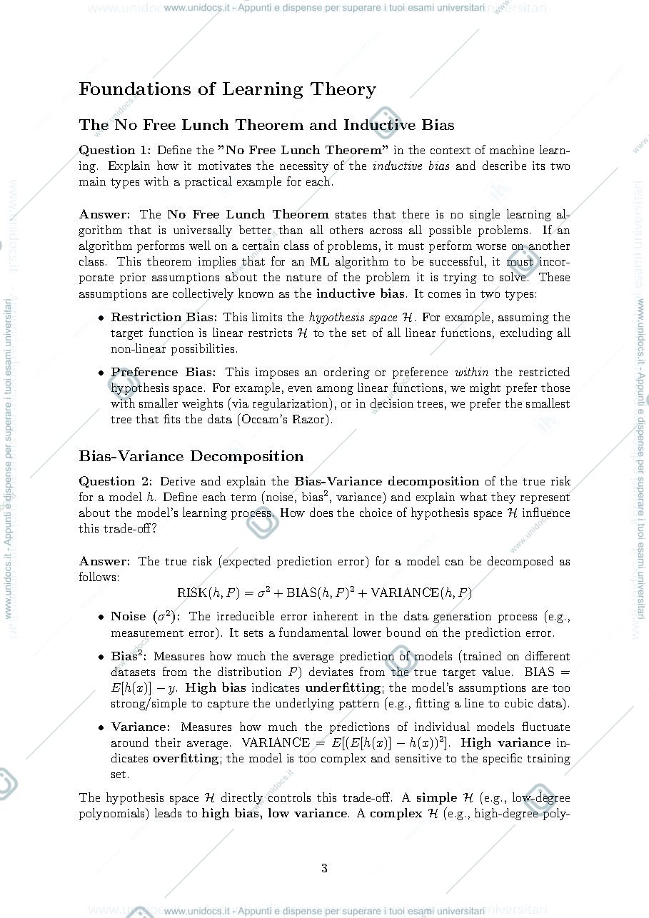 Anteprima pagina 3 — Machine Learning Open Questions
