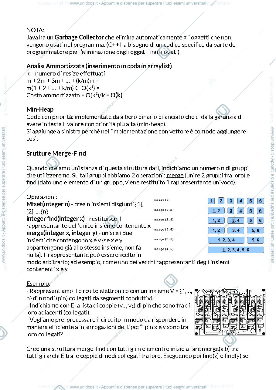 Anteprima pagina 2 — Algoritmi e strutture dati