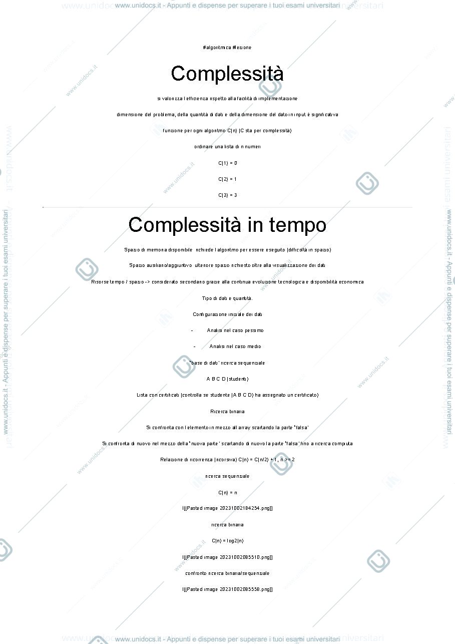 Anteprima pagina 1 — Strutture dati (fino alberi)