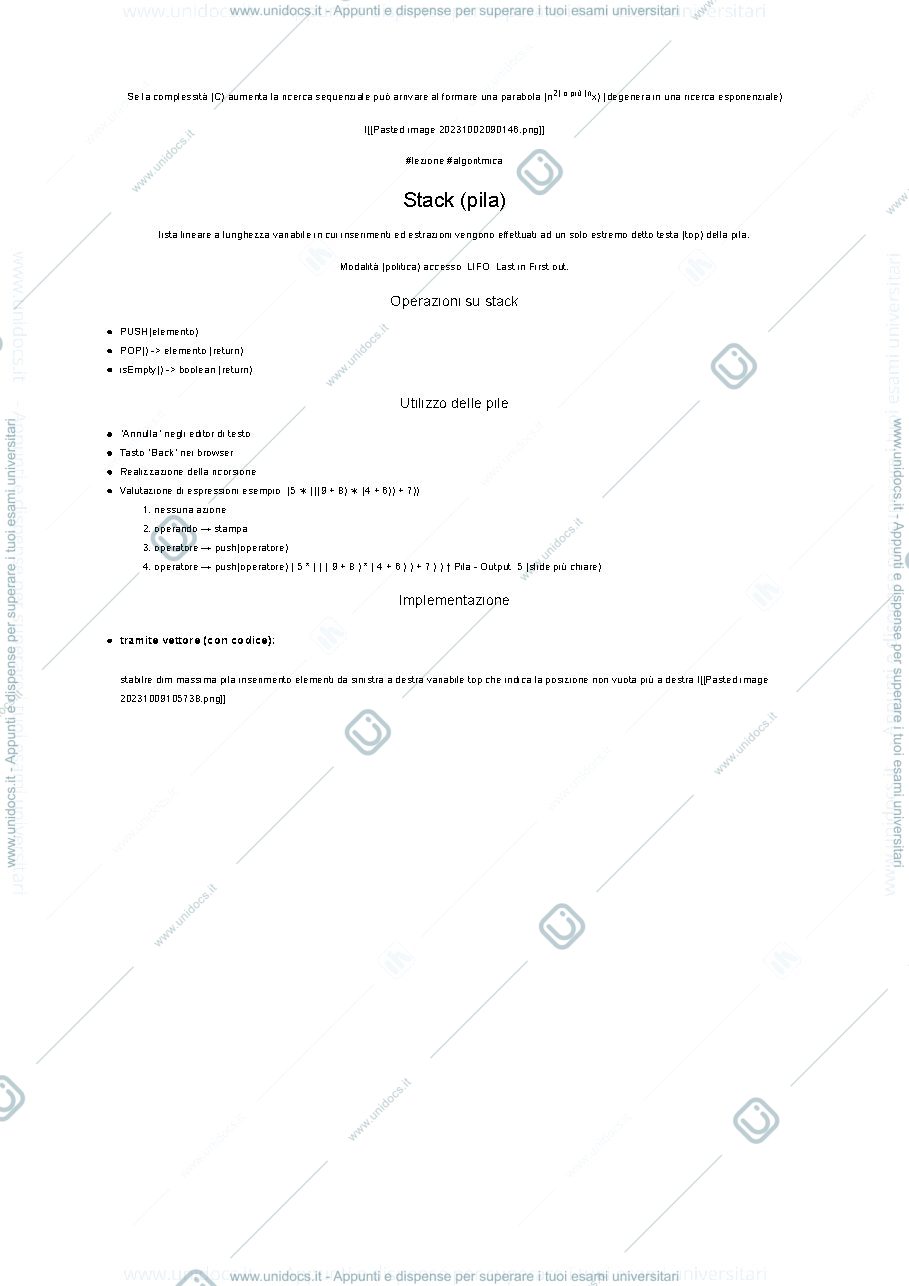 Anteprima pagina 2 — Strutture dati (fino alberi)