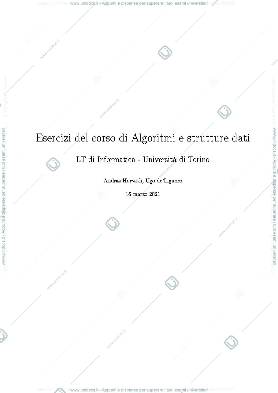 Anteprima pagina 1 — Eserciziario