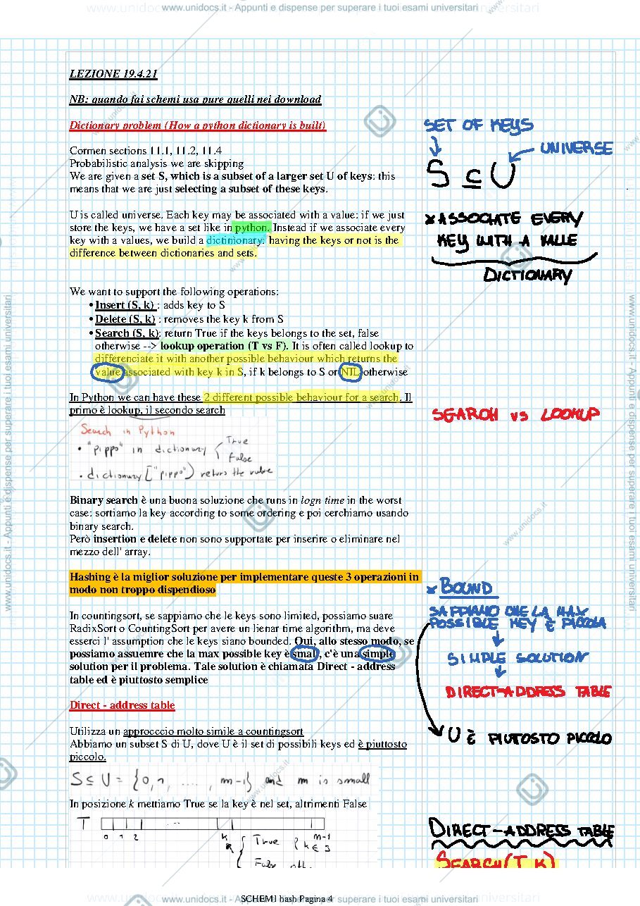 Anteprima pagina 4 — Algorithms and data structures for Data Science