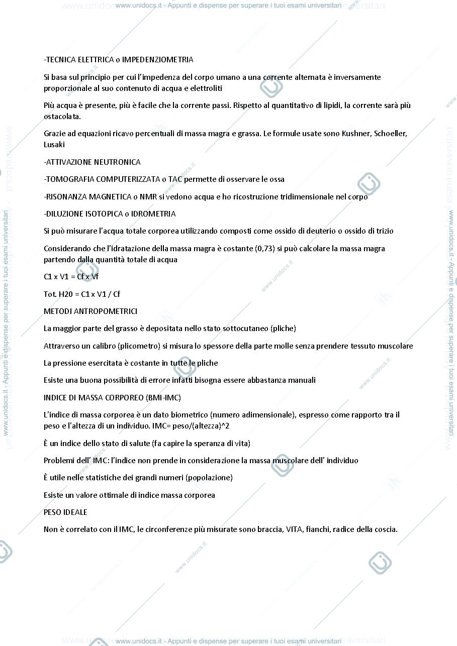 Anteprima pagina 2 — riassunti alimentazione e nutrizione umana