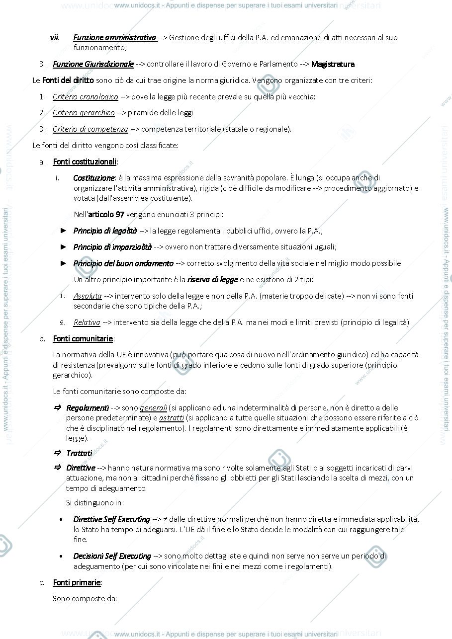 Anteprima pagina 2 — Appunti Amministrazione Pubblica