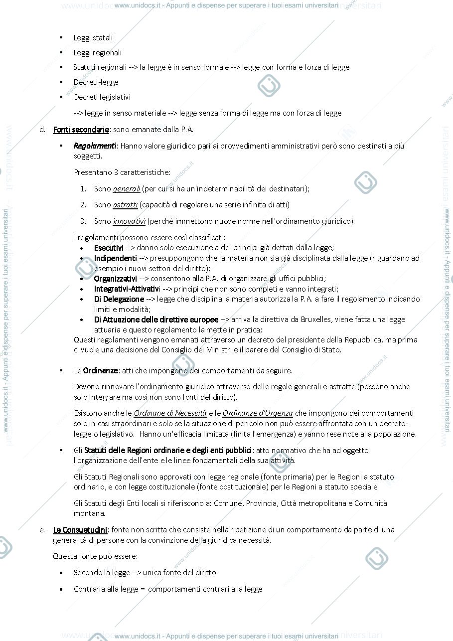 Anteprima pagina 3 — Appunti Amministrazione Pubblica