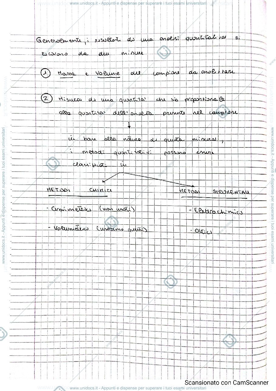Anteprima pagina 3 — Appunti lezioni di Analisi Chimico Farmaceutica I