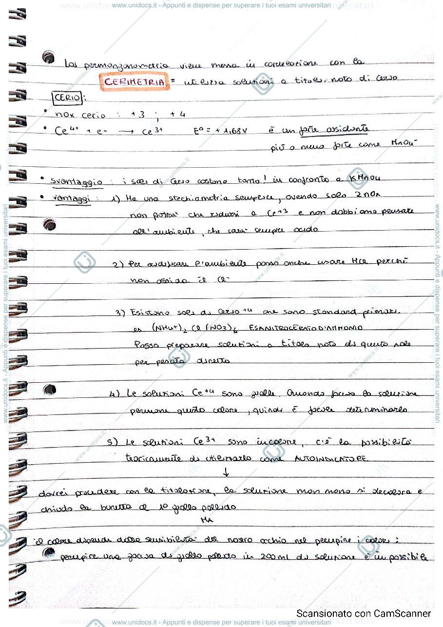 Anteprima pagina 1 — Cerimetria Introduzione