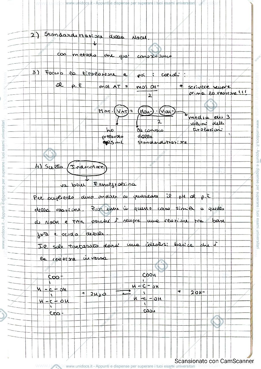 Anteprima pagina 2 — Appunti Alcalimetria
