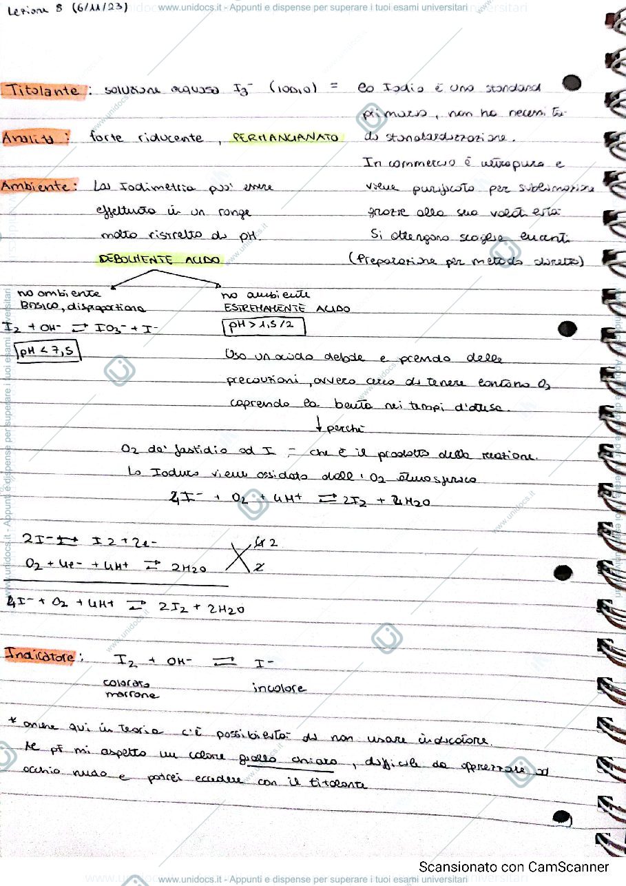 Anteprima pagina 2 — Iodimetria e Iodometria