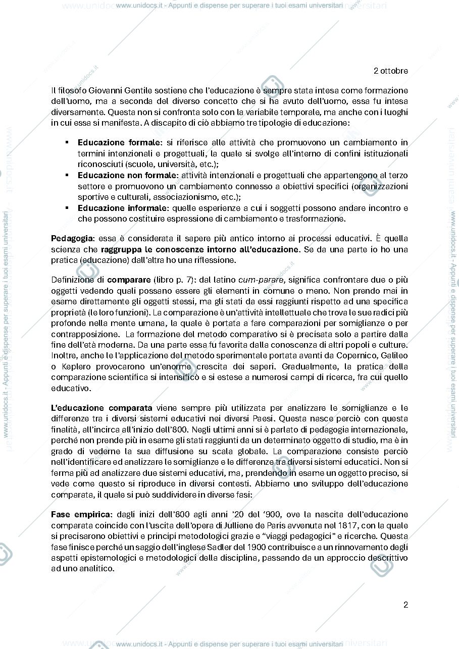 Anteprima pagina 2 — Analisi comparata