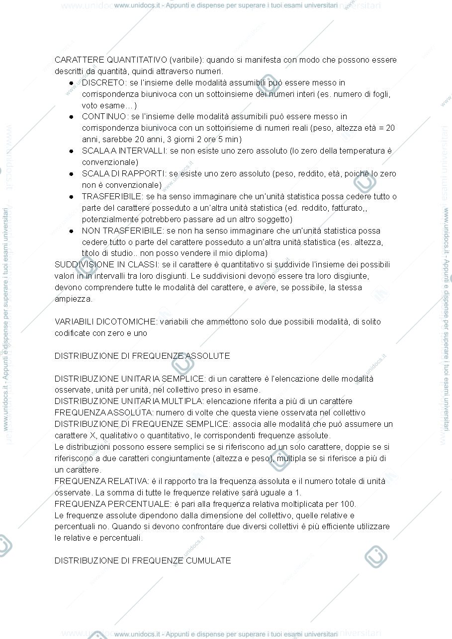 Anteprima pagina 2 — Analisi dei dati - argomenti principali