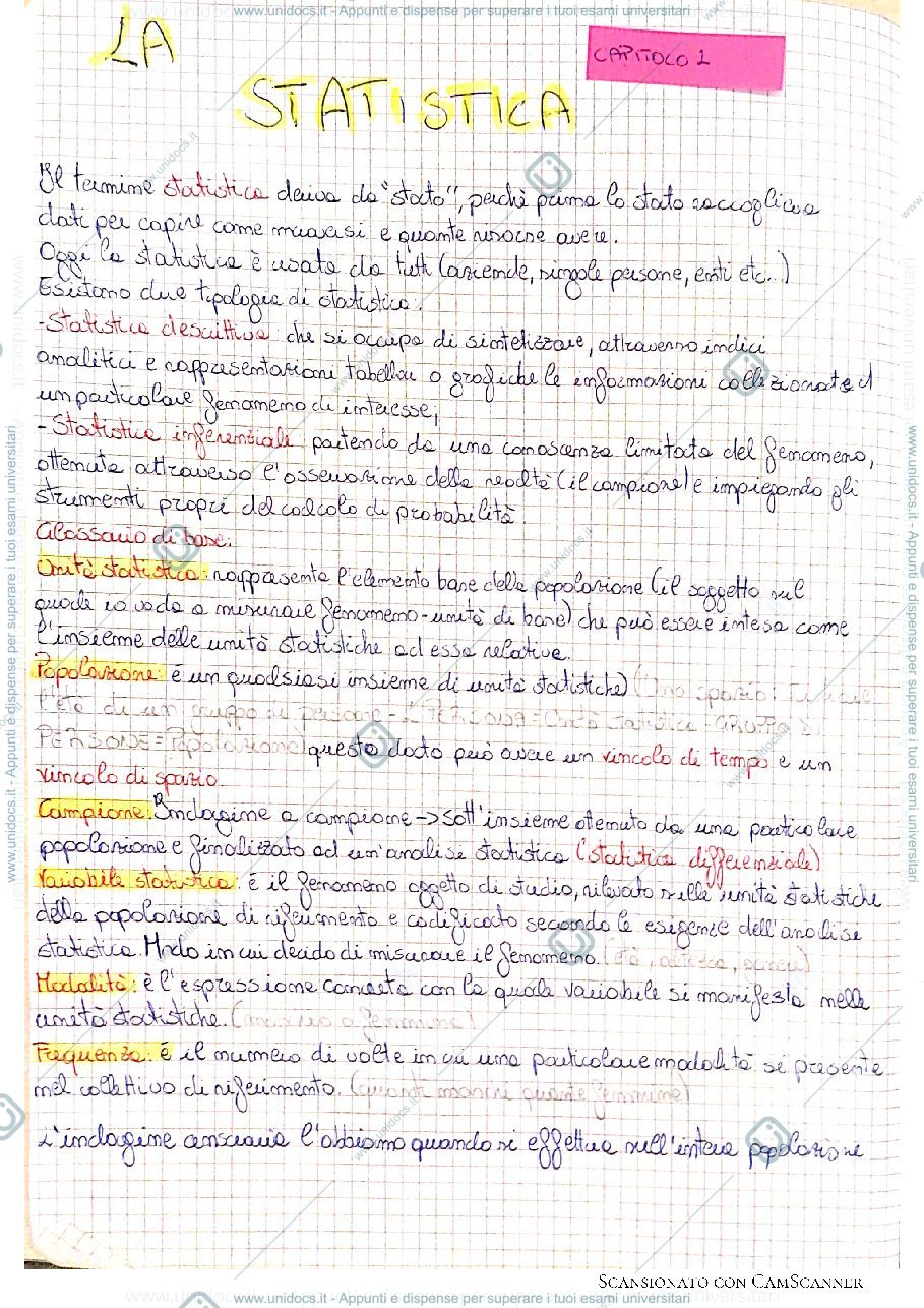 Anteprima pagina 2 — Statistica 