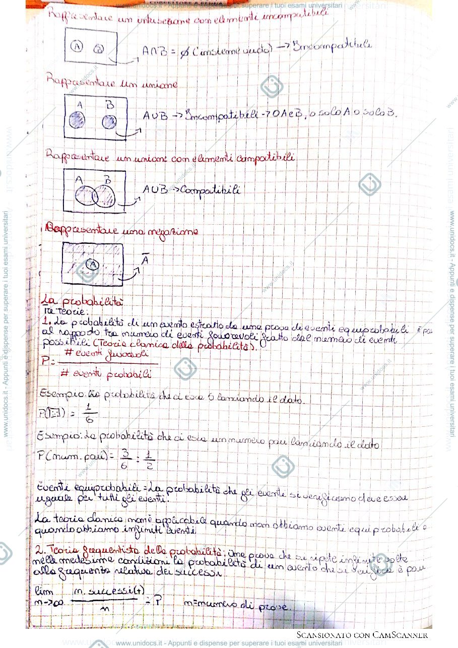 Anteprima pagina 2 — La probabilità